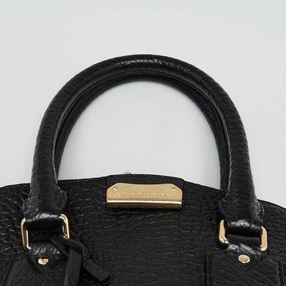 Burberry Black Heritage Grained Leather Medium Orchard Bag - Picture 5 of 10